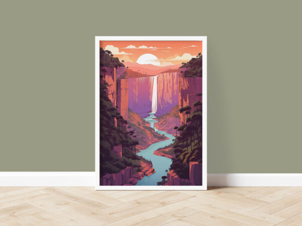 Venezuelan Angel falls mockup photo