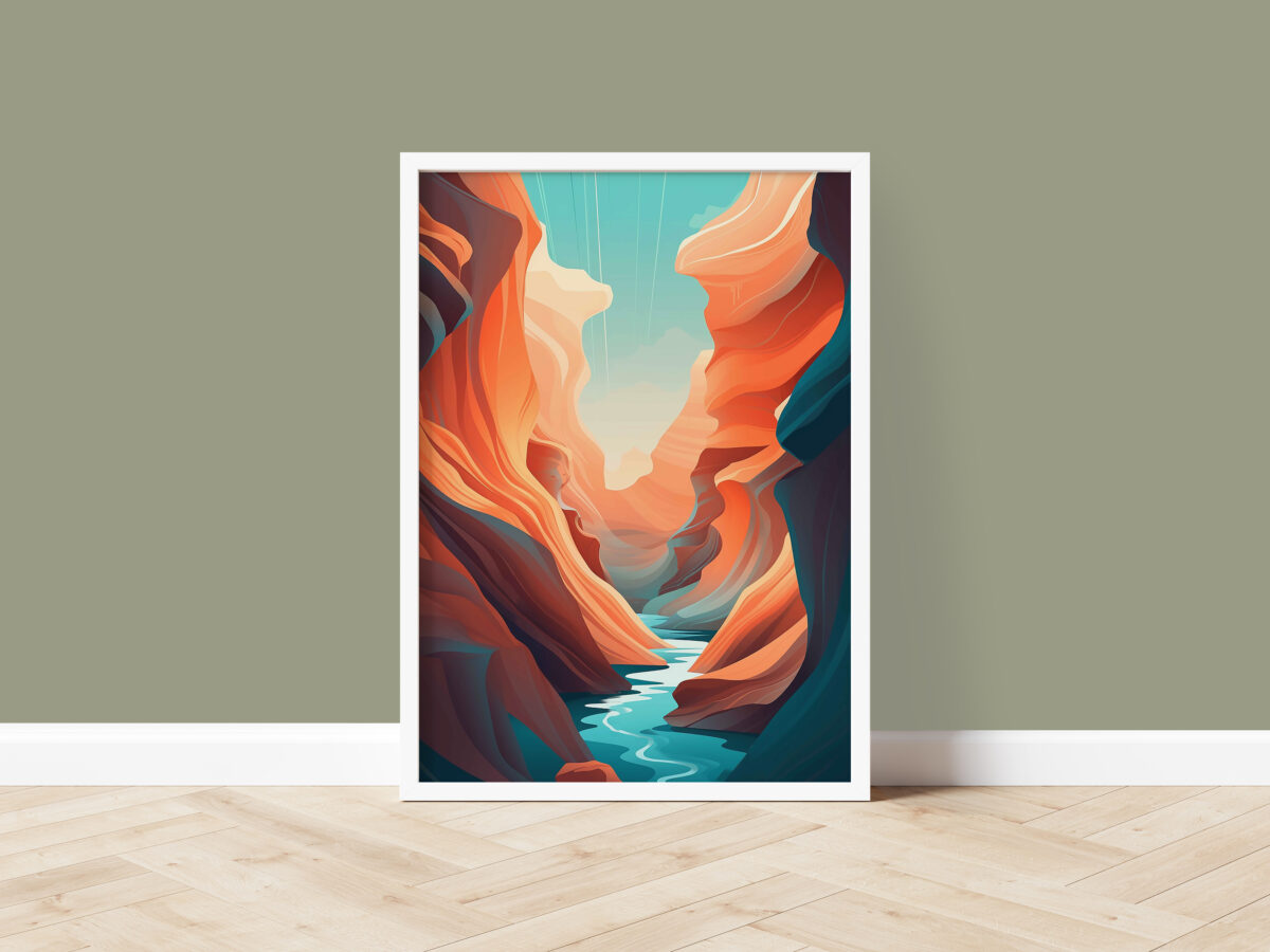 Arizona Antelope Canyon mockup photo