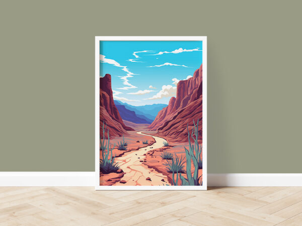 Californian Death Valley mockup photo